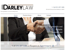 Tablet Screenshot of darleylaw.net